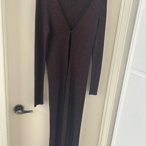 Rafaella Elegant Burgundy Knit cardigan M